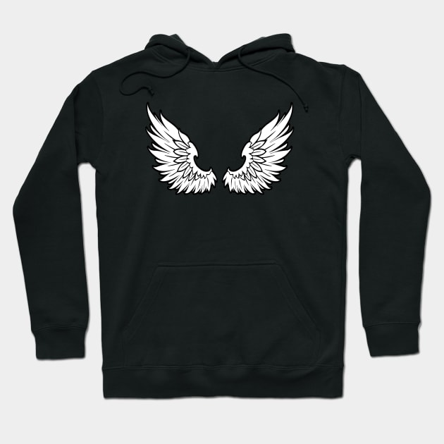 WHITE WINGS Hoodie by eesomebysrishti